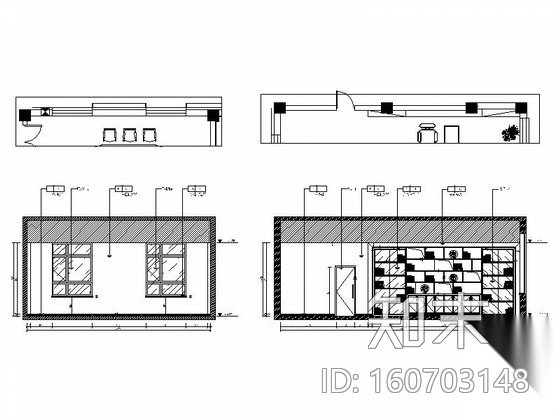 [吉林]经济技术开发区现代法院室内CAD施工图施工图下载【ID:160703148】