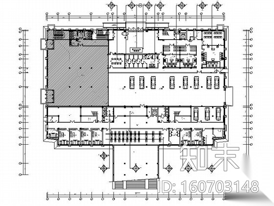 [吉林]经济技术开发区现代法院室内CAD施工图施工图下载【ID:160703148】