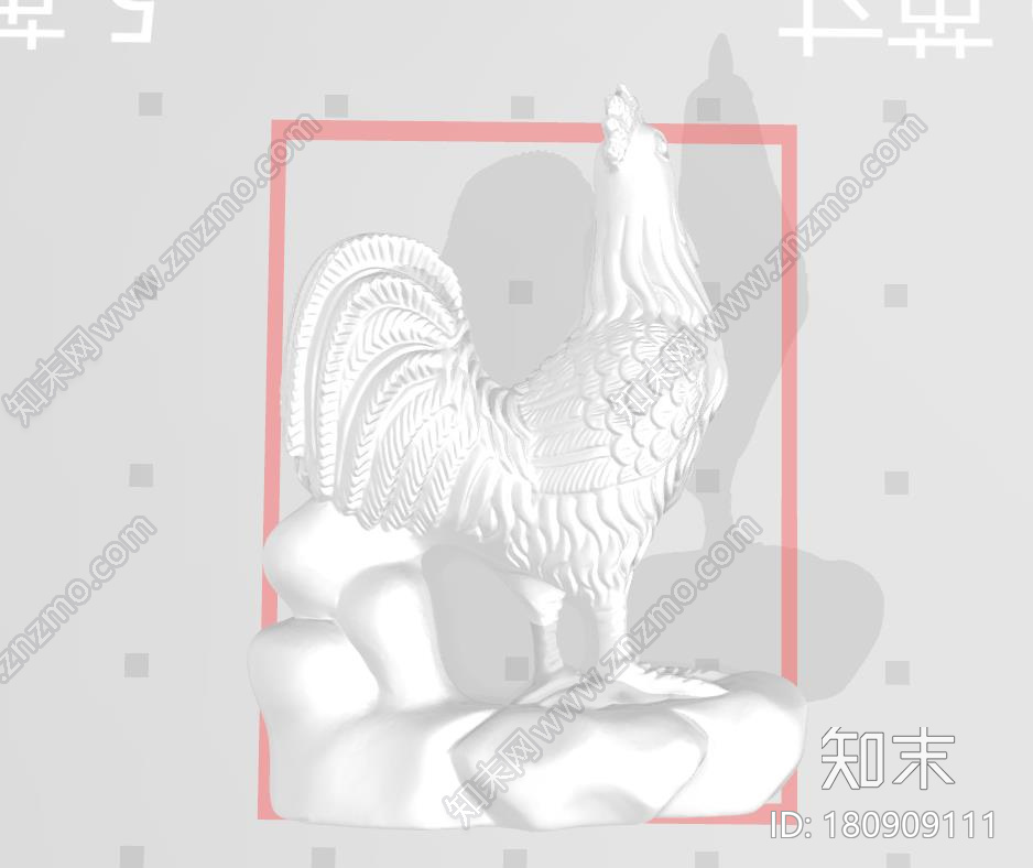 鸡3d打印模型下载【ID:180909111】