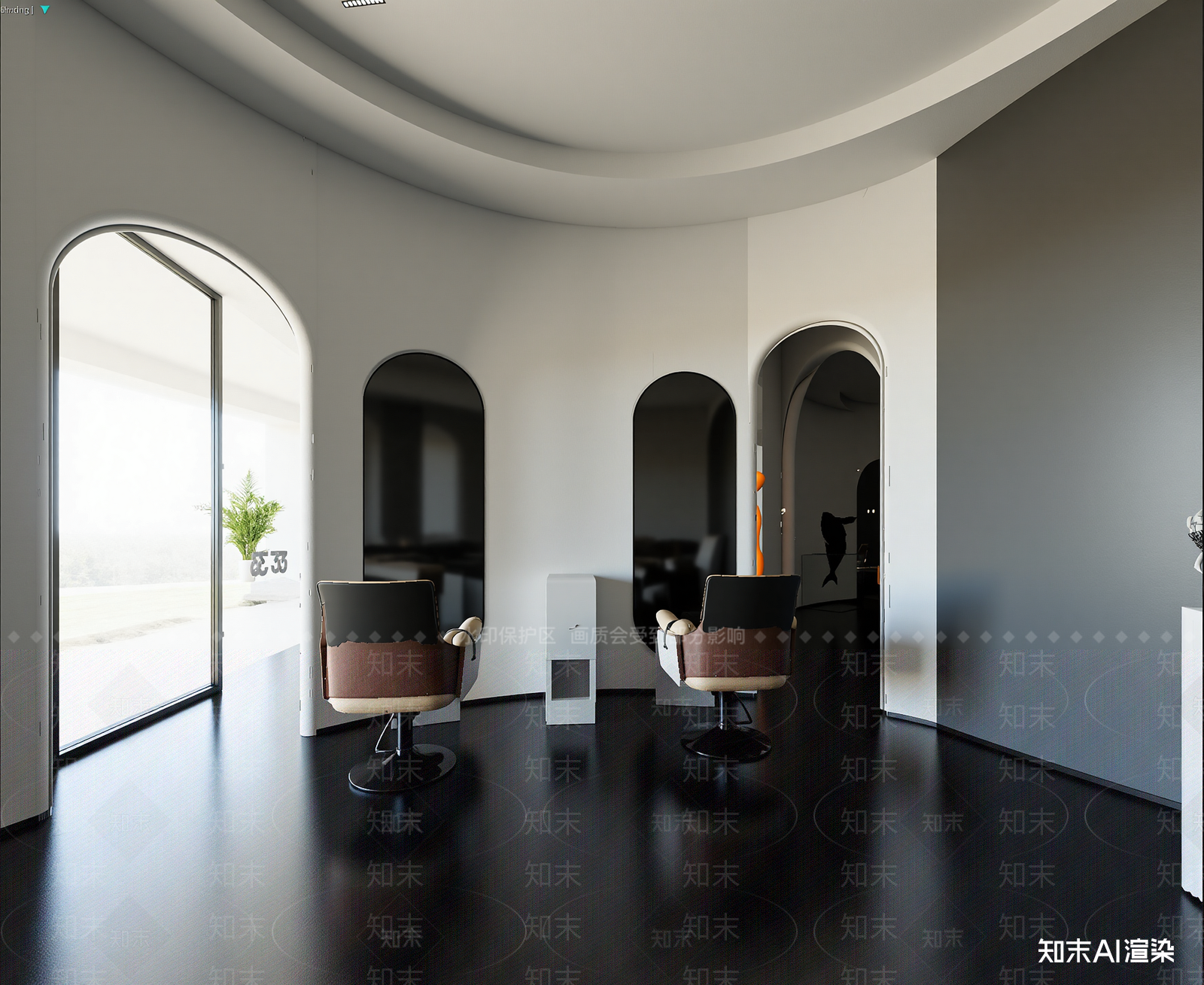 美发店3D模型下载【ID:1213976430】