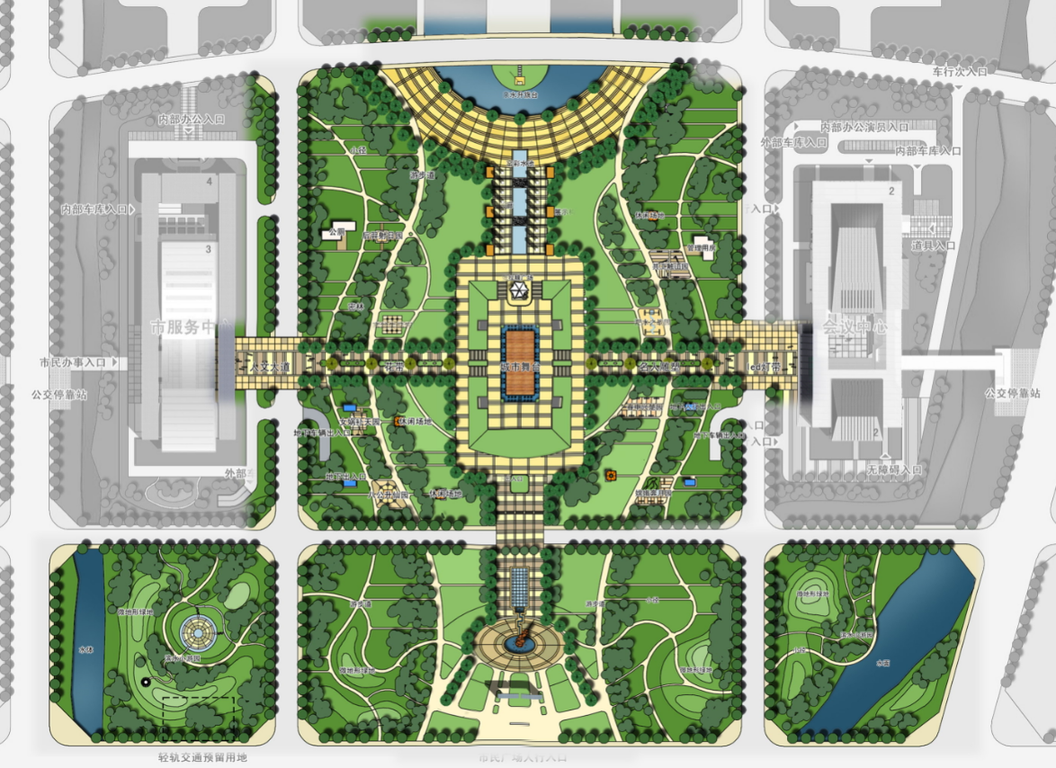 [安徽]淮南市政建筑空间组合办公建筑方案图cad施工图下载【ID:149937198】