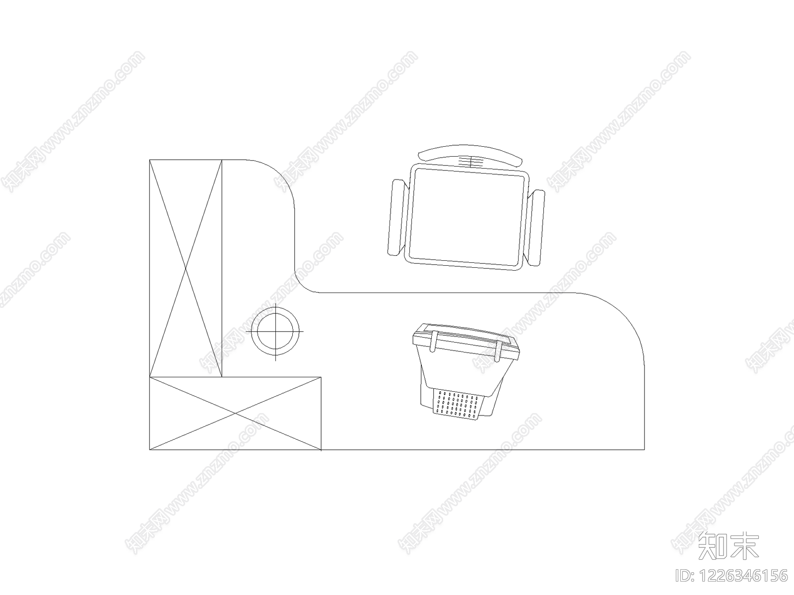 柜子cad施工图下载【ID:1226346156】