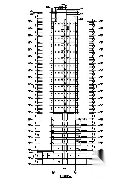 [合肥]某十八层公寓建筑施工图含节能设计cad施工图下载【ID:166199106】