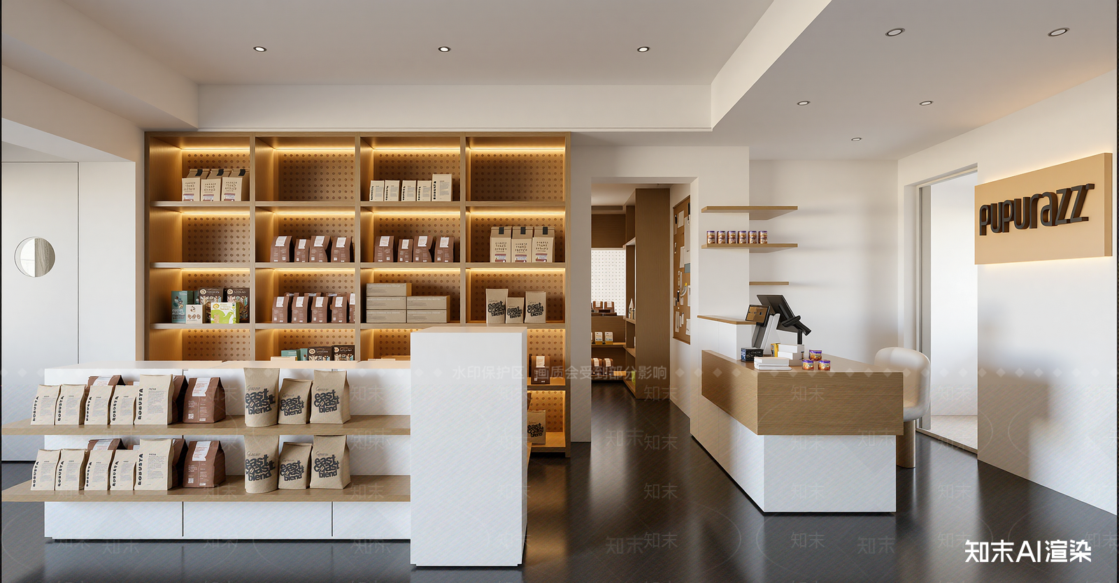 现代宠物店SU模型下载【ID:1216015993】