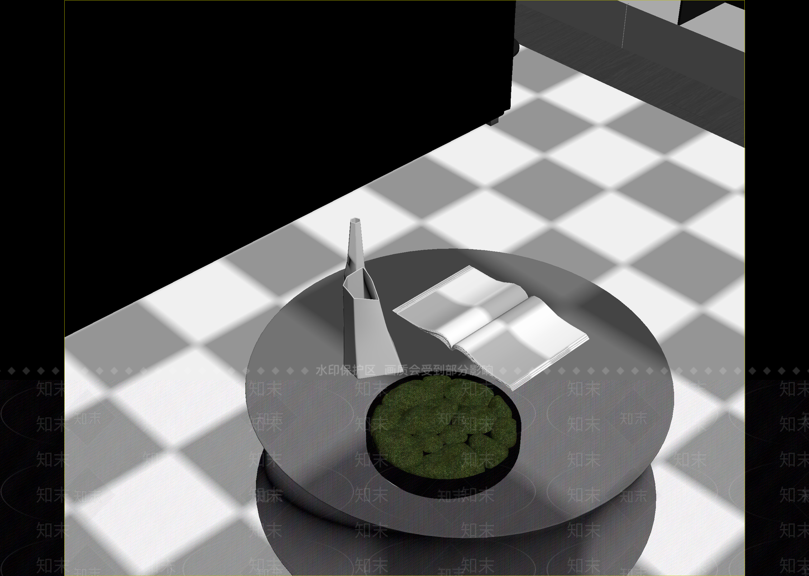 现代茶几3D模型下载【ID:1214859216】