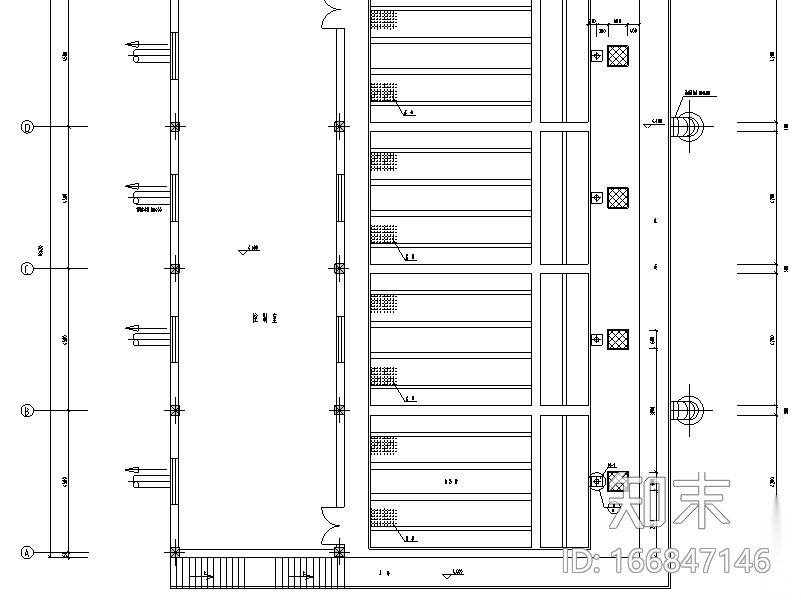 山西四万吨污水厂中水回用工艺图纸（CAD）cad施工图下载【ID:166847146】