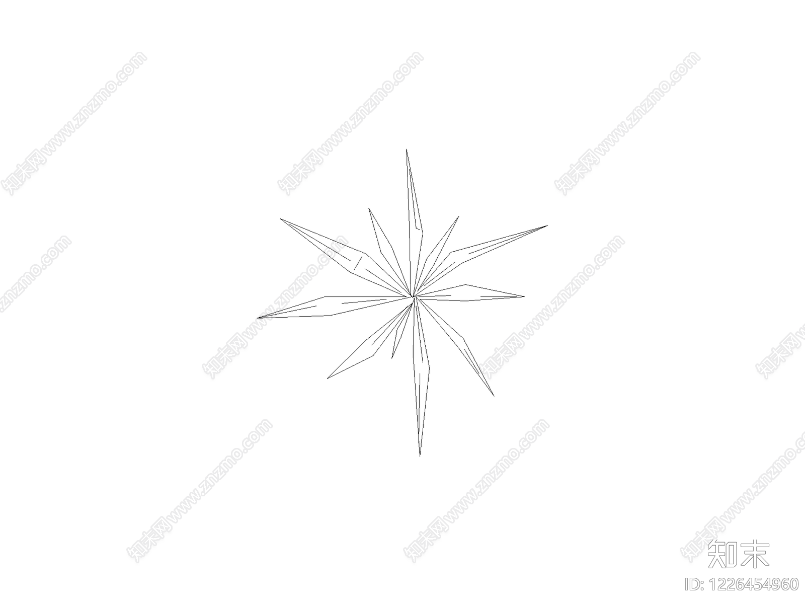 标识标牌构件CAD图纸