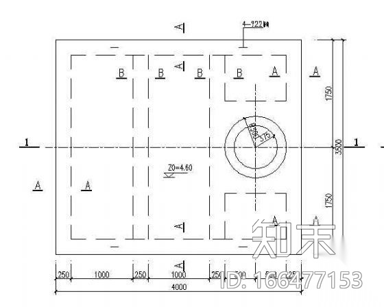 顶管工作井及接收井大样图cad施工图下载【ID:166477153】