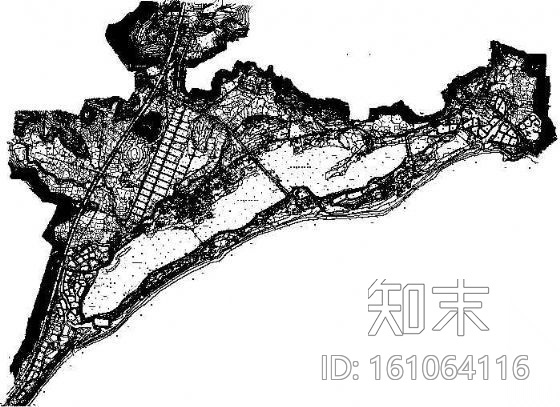 [海南]旅游度假区景观概念规划方案cad施工图下载【ID:161064116】