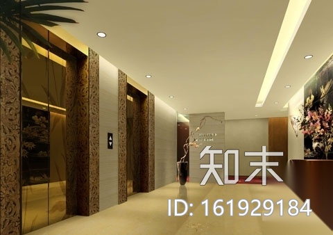 [北京]著名酒店品牌现代时尚商务酒店公共区域装修施工图...cad施工图下载【ID:161929184】