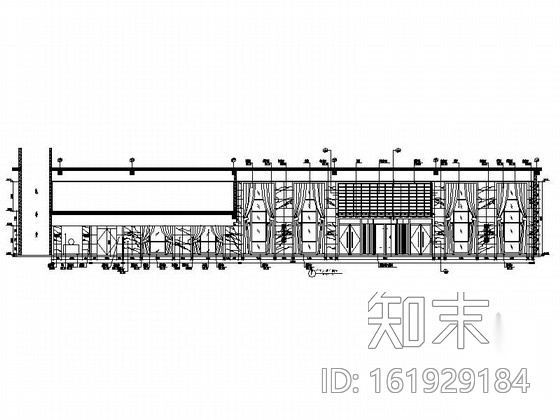 [北京]著名酒店品牌现代时尚商务酒店公共区域装修施工图...cad施工图下载【ID:161929184】
