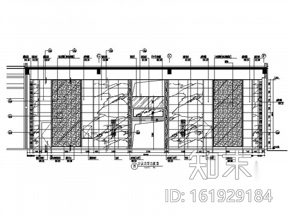 [北京]著名酒店品牌现代时尚商务酒店公共区域装修施工图...cad施工图下载【ID:161929184】