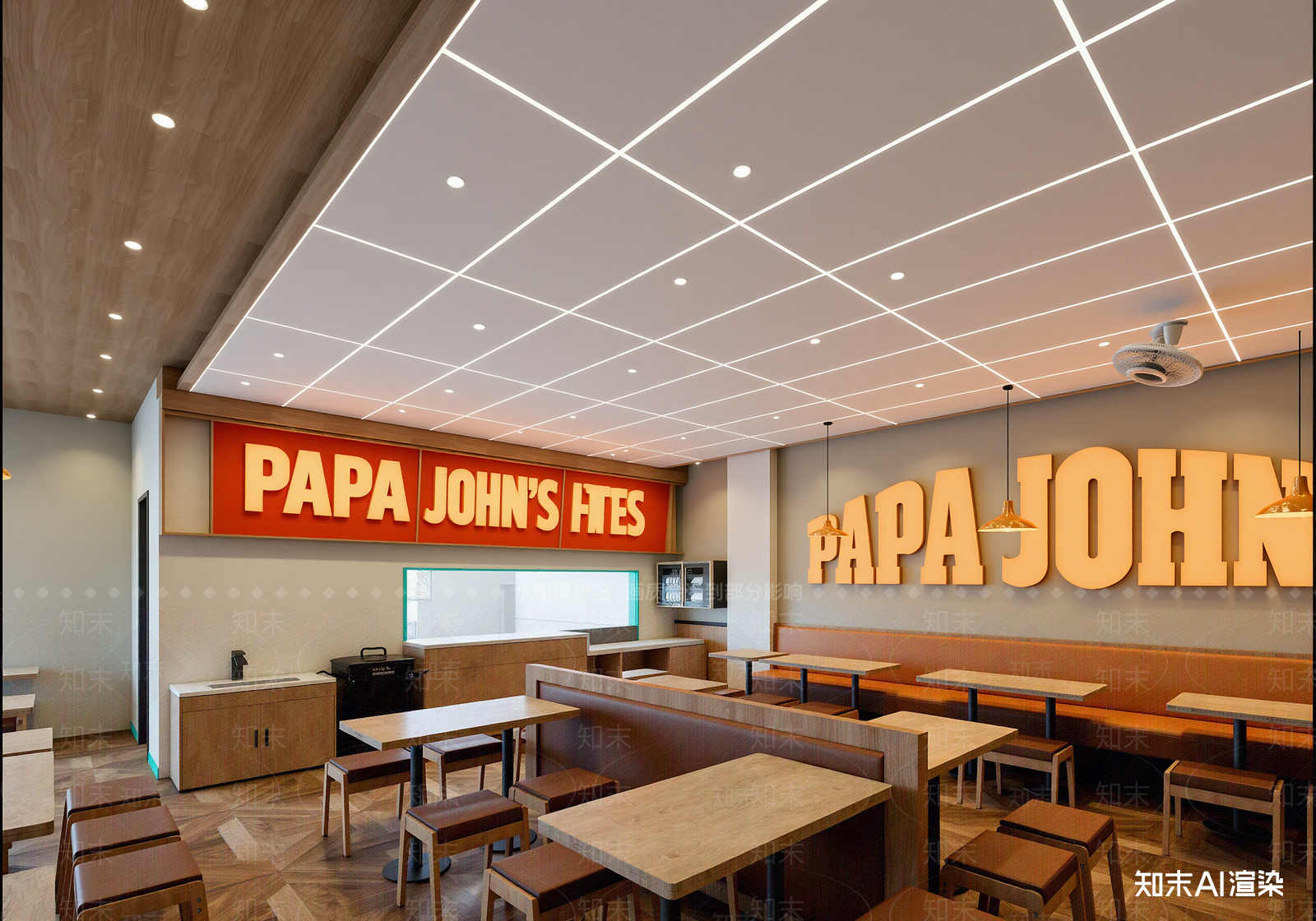 现代快餐店3D模型下载【ID:1214228665】