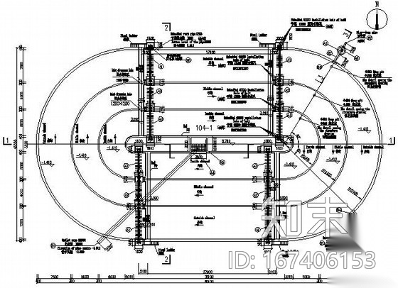 国外某氧化沟工艺全套图纸-主工艺部分施工图下载【ID:167406153】