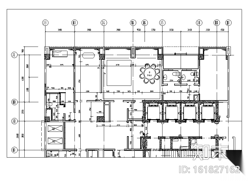 世代锦江国际酒店贵宾楼设计施工图（附效果图）cad施工图下载【ID:161827162】