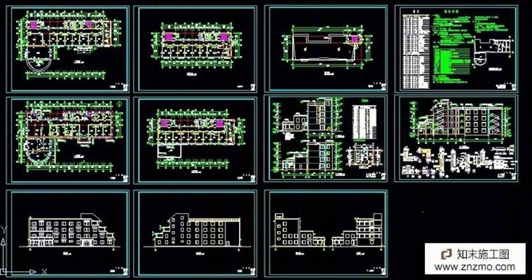 养老院建筑平面图施工图下载【ID:36948866】
