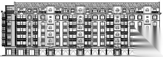 某多层住宅楼建筑设计方案cad施工图下载【ID:165731141】