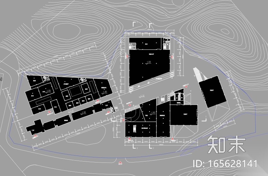 [深圳]多功能艺术基地规划设计文本（含CAD，多媒体视...施工图下载【ID:165628141】