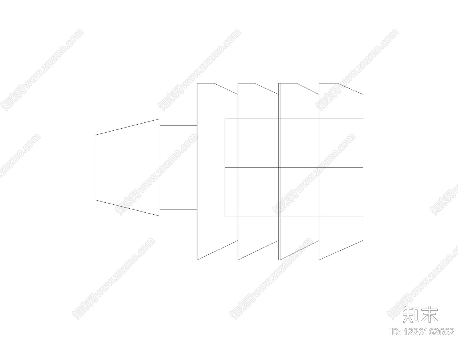 现代五金管件CAD图纸