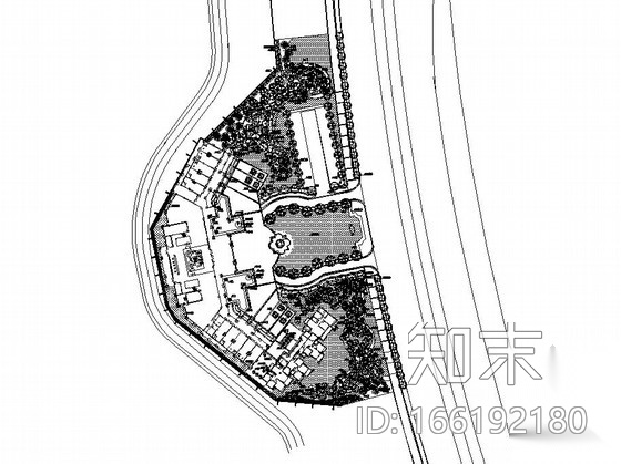 [淮南]住宅小区会所园林植物配置设计施工图施工图下载【ID:166192180】