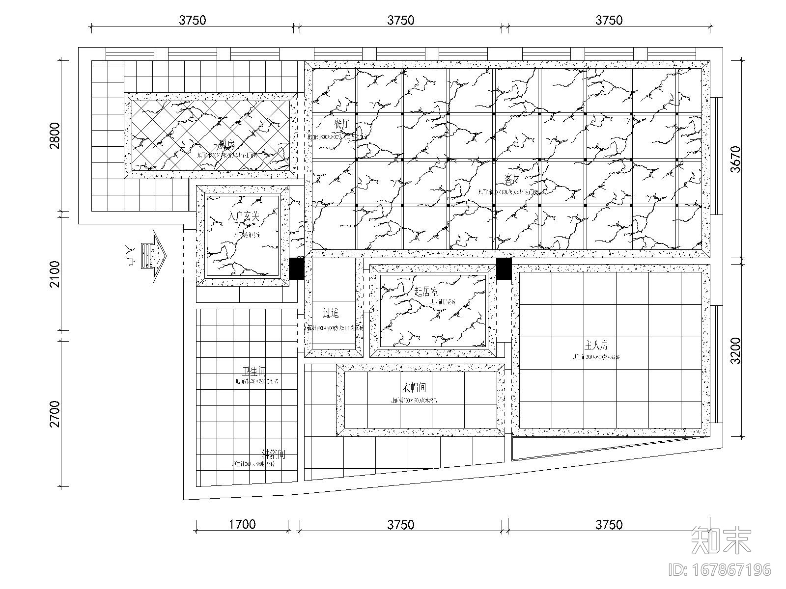 重庆200平现代风格自建套房施工图+效果图cad施工图下载【ID:167867196】