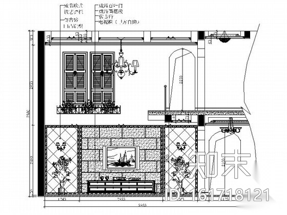 [武汉]森林公园度假村简欧独栋别墅CAD装修施工图（含效...cad施工图下载【ID:161718121】