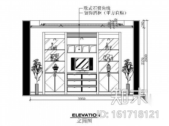 [武汉]森林公园度假村简欧独栋别墅CAD装修施工图（含效...cad施工图下载【ID:161718121】