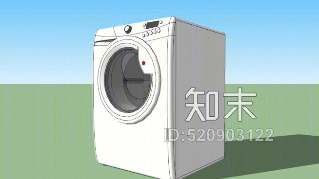 洗衣机SU模型下载【ID:520903122】