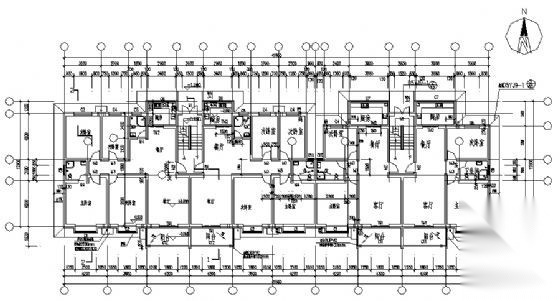 某五层住宅楼建筑施工图施工图下载【ID:149847165】