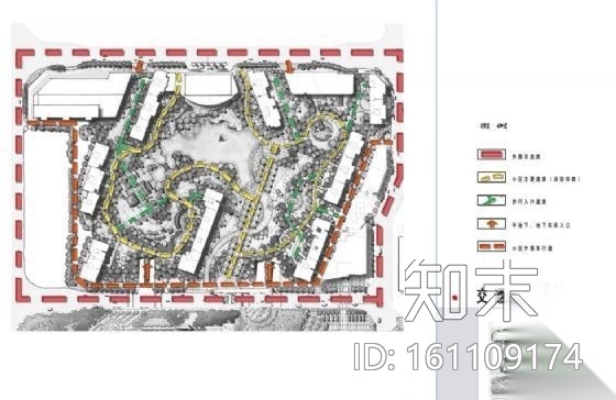 [北京]住宅区环境景观方案设计施工图下载【ID:161109174】