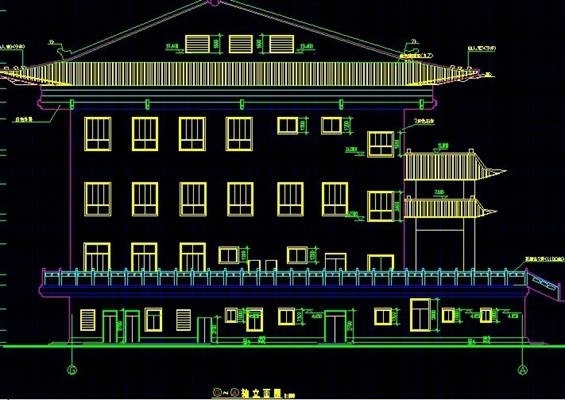 静音寺建筑施工图施工图下载【ID:36947166】