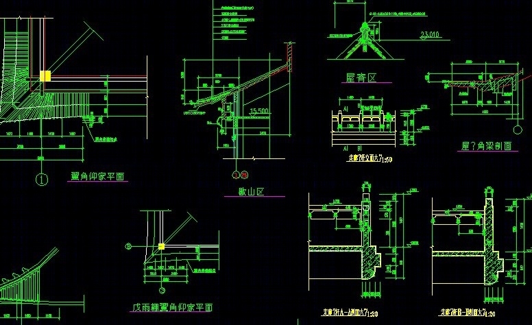 静音寺建筑施工图cad施工图下载【ID:36947166】
