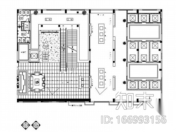 [嘉兴]某企业办公楼大堂及展厅室内装修图（含效果图）cad施工图下载【ID:166993156】