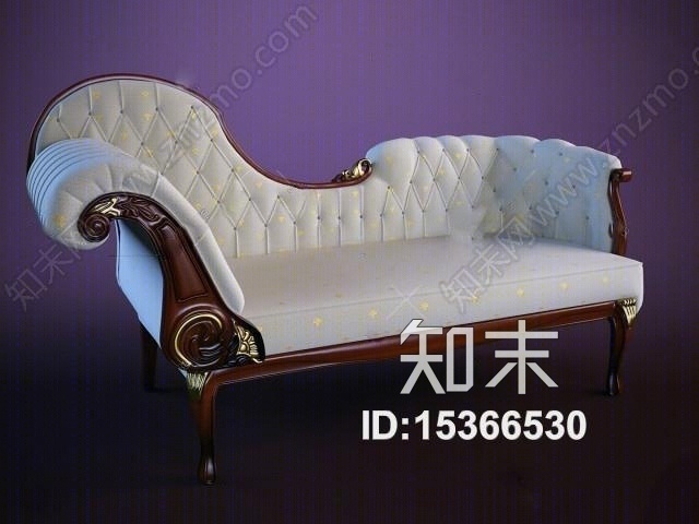 贵妃椅3D模型下载【ID:15366530】