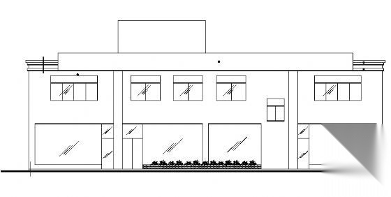 某加油站建筑方案图cad施工图下载【ID:151685152】