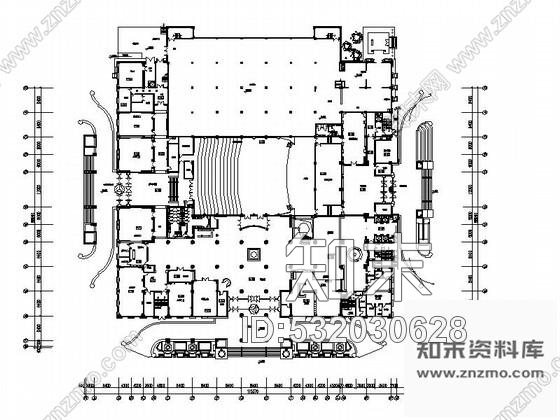 施工图吉林特色蒙古族民俗风情综合性五星级酒店室内装修施工图含效果施工图下载【ID:532030628】