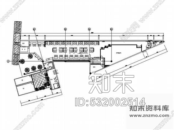 施工图浙江工业混搭风时尚餐厅室内施工图含效果图cad施工图下载【ID:532002514】