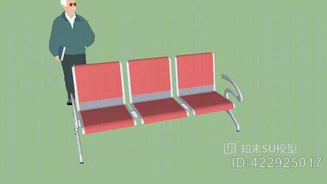 医院椅SU模型下载【ID:422925017】