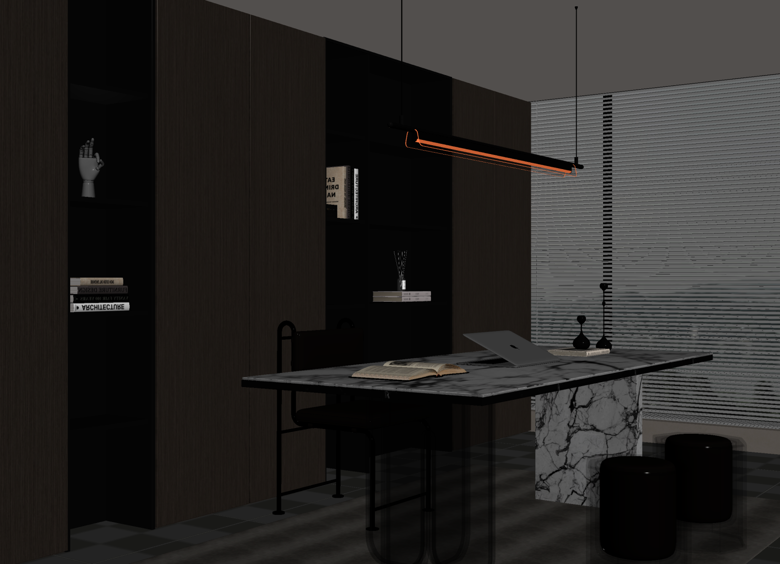 现代办公室3D模型下载【ID:1214933888】