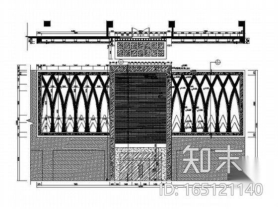 [深圳]繁荣金融区高档时尚量贩式KTV室内装修施工图cad施工图下载【ID:165121140】