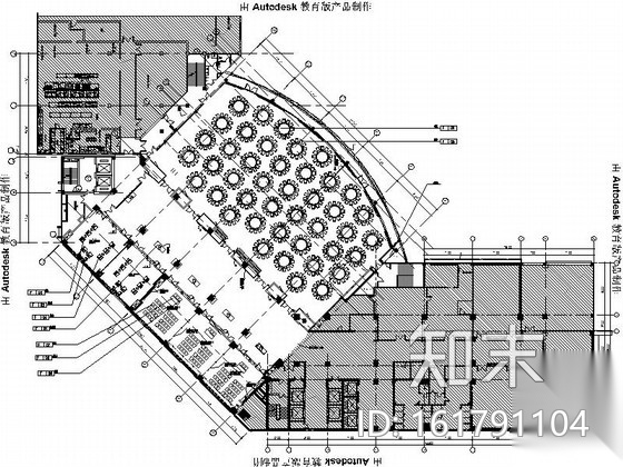 [厦门]豪华五星级假日酒店宴会厅竣工图cad施工图下载【ID:161791104】