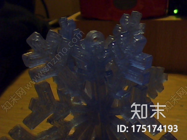 3D雪花3d打印模型下载【ID:175174193】