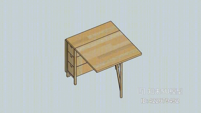 宜家Norden折叠桌SU模型下载【ID:422079492】