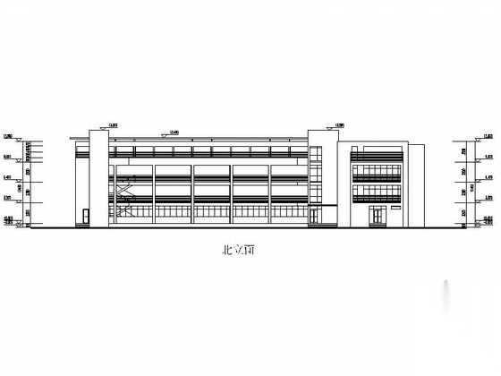[合肥]三层9班幼儿园建筑施工图（含效果图）cad施工图下载【ID:165146106】