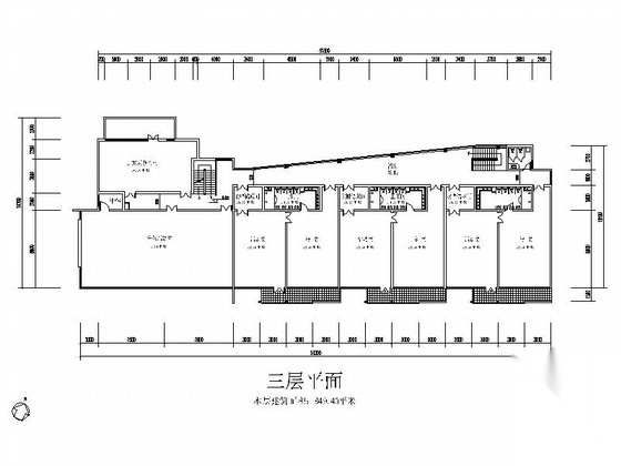 [合肥]三层9班幼儿园建筑施工图（含效果图）cad施工图下载【ID:165146106】