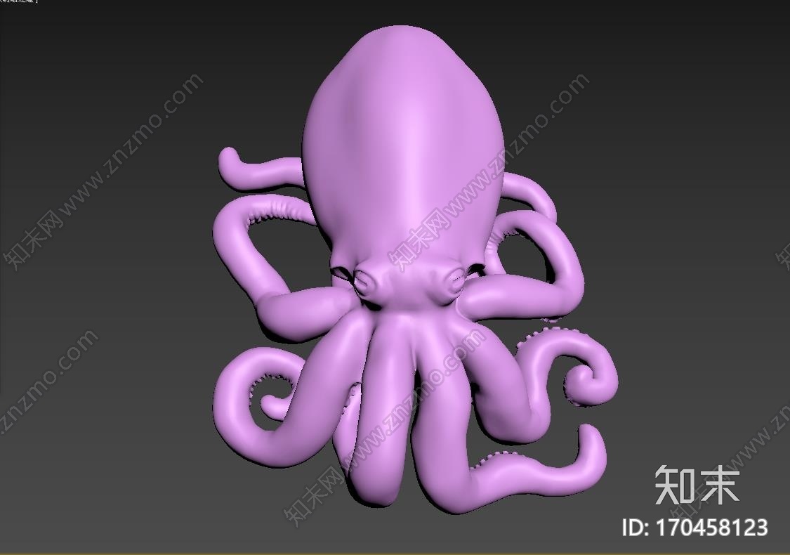 大章鱼Octopus_t3d打印模型下载【ID:170458123】