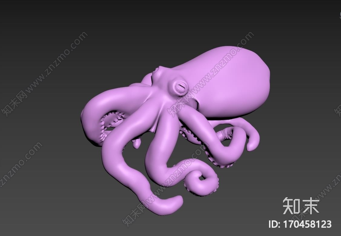 大章鱼Octopus_t3d打印模型下载【ID:170458123】