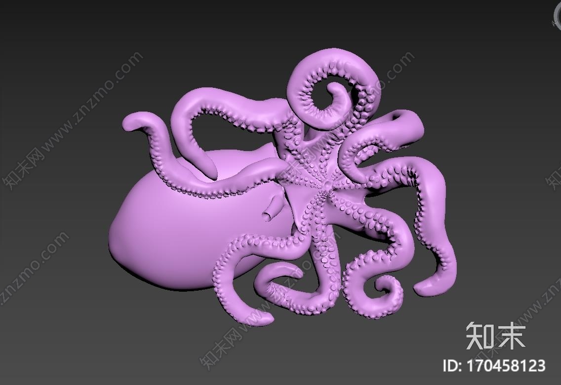 大章鱼Octopus_t3d打印模型下载【ID:170458123】