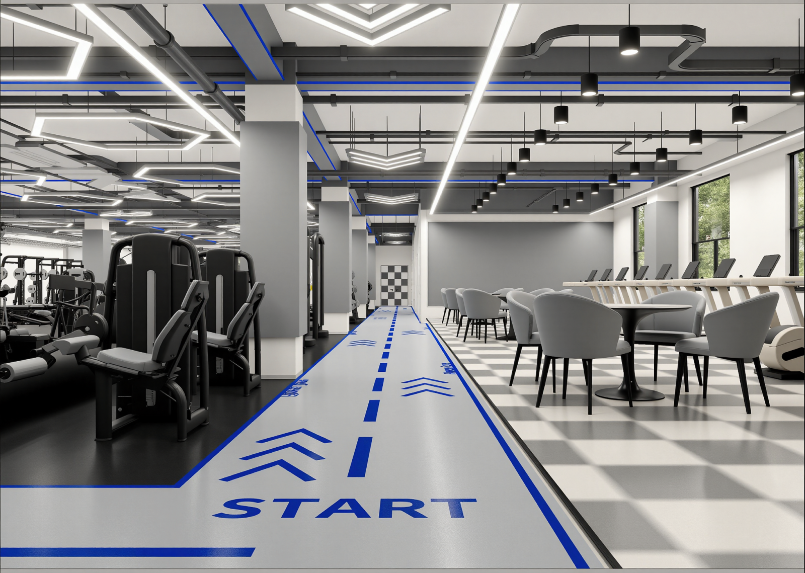 工业健身房3D模型下载【ID:1214789580】