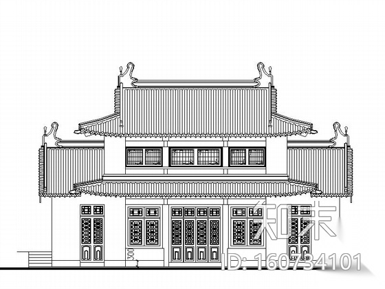 某古建筑修复建筑施工图施工图下载【ID:160734101】